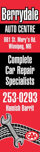Berrydale Auto Centre. Complete car repair specialists 204 253 0293