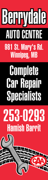 Berrydale Auto Centre. Complete car repair specialists 204 253 0293